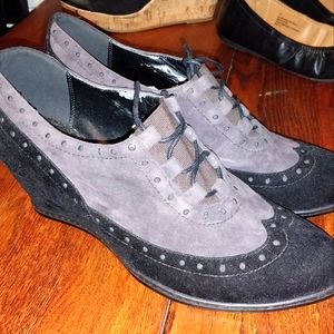 Cute Suede Dress Wedges